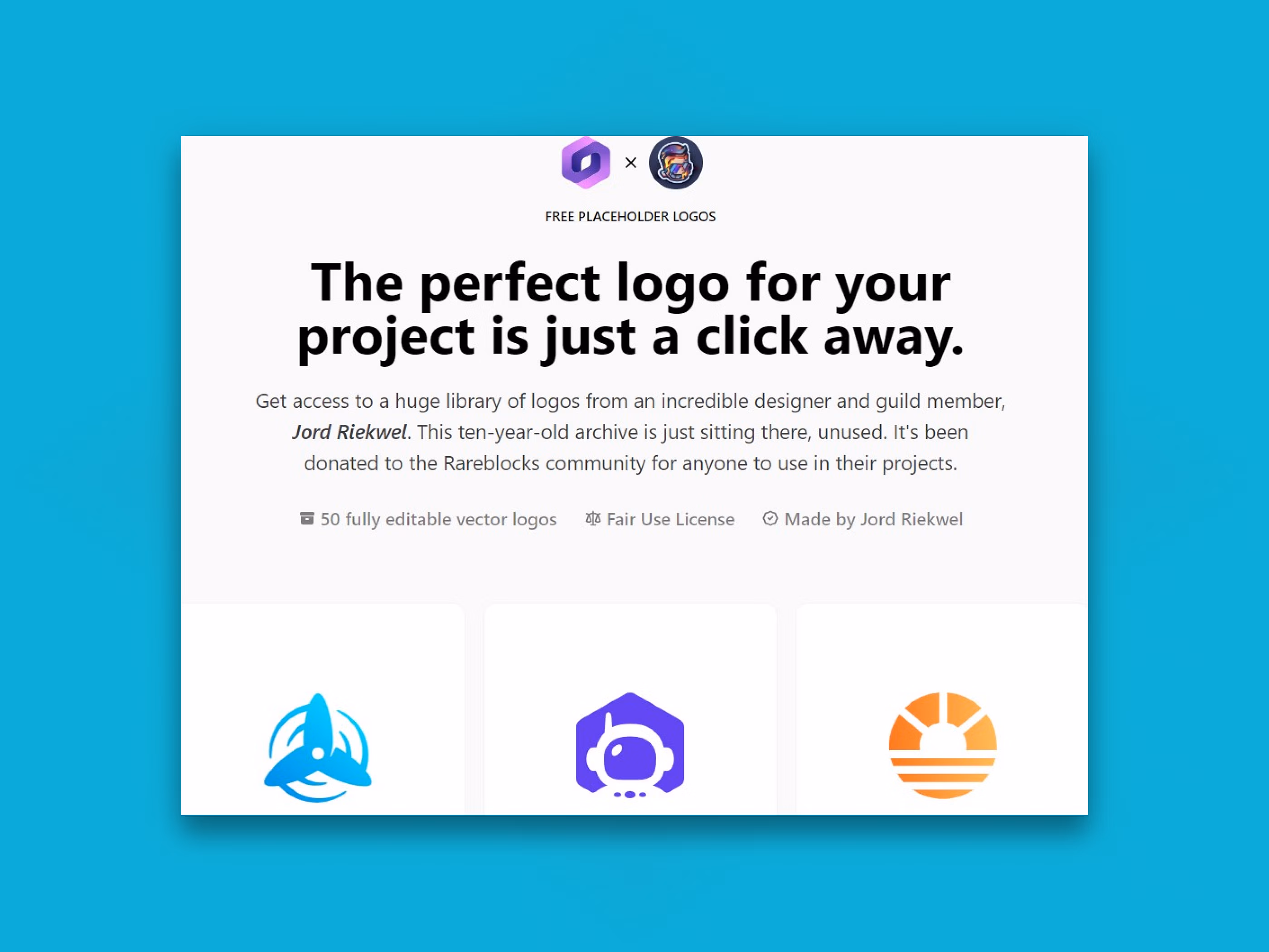 Brand logo for external website's link