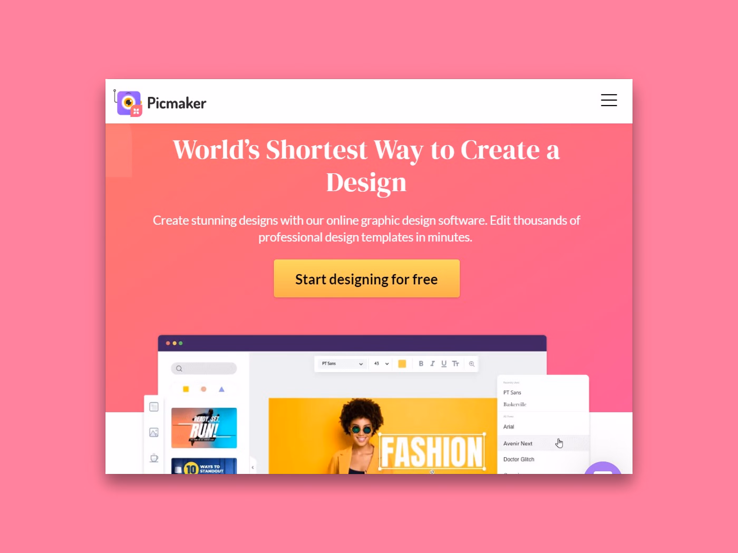 Brand logo for external website's link