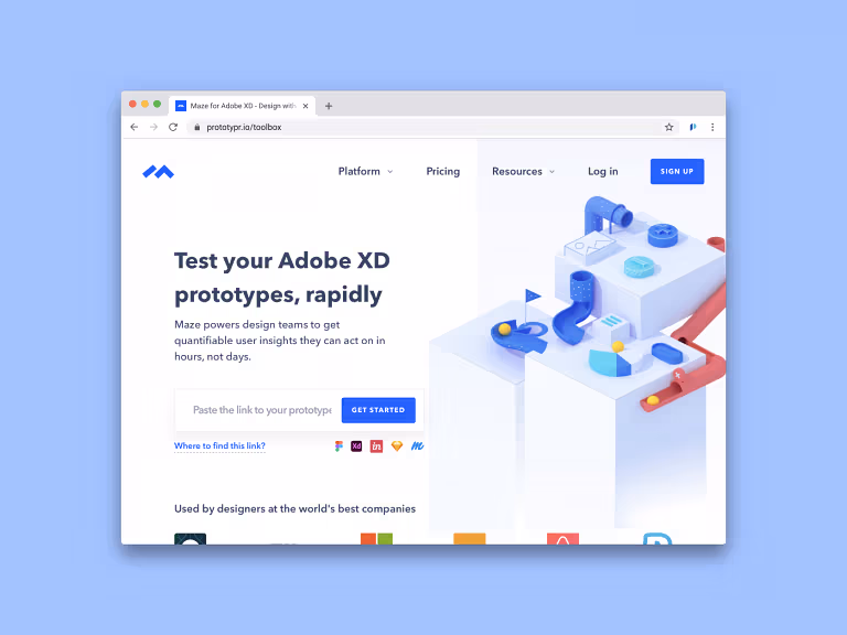 Brand logo for external website's link