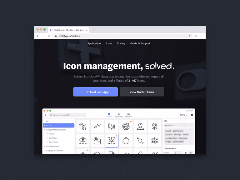 Brand logo for external website's link
