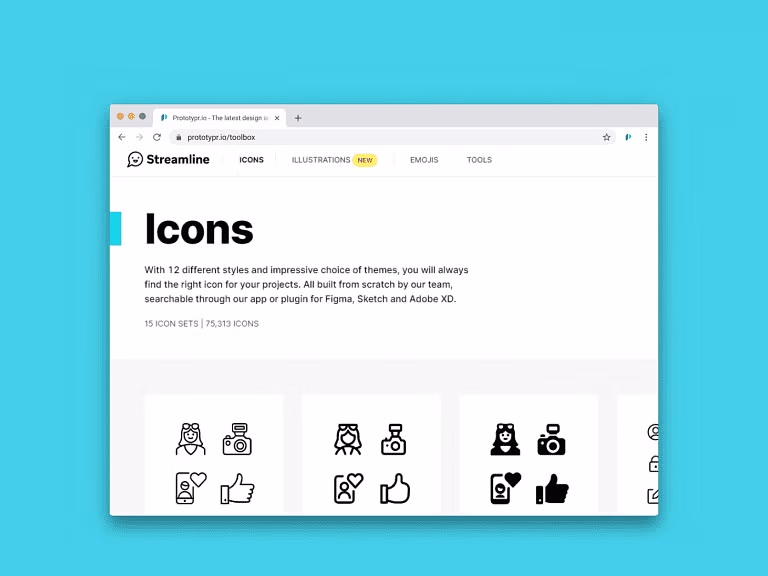 Brand logo for external website's link