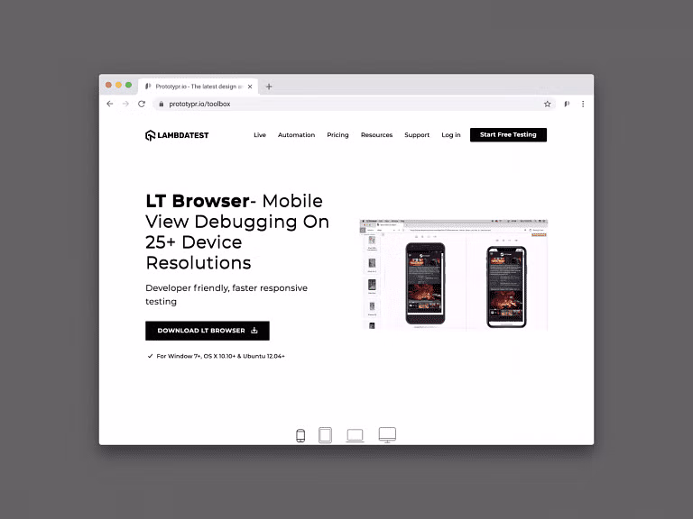 Brand logo for external website's link