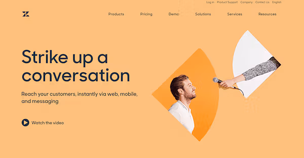 Brand logo for external website's link