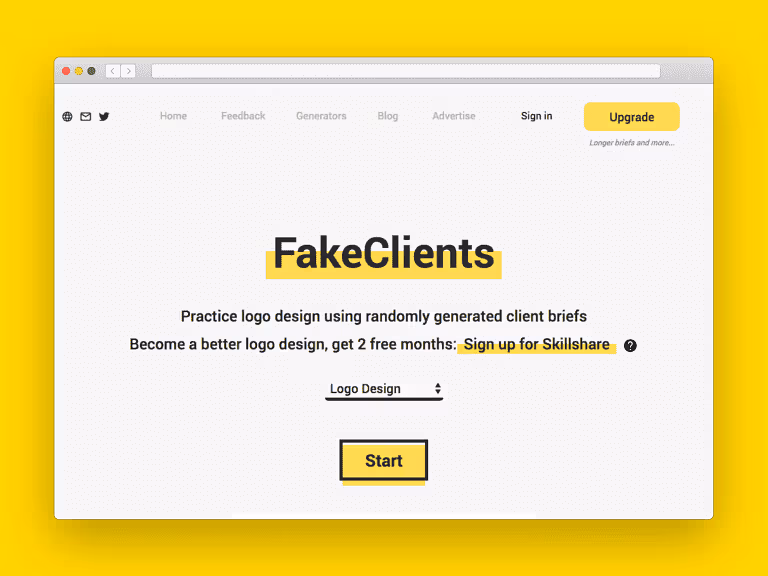 Brand logo for external website's link