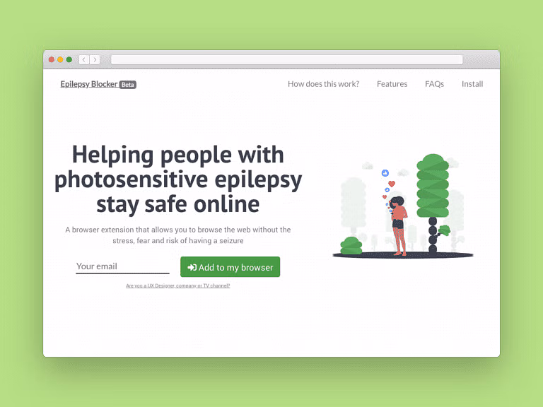 Brand logo for external website's link
