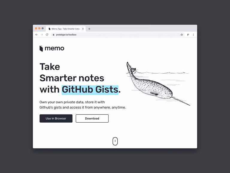 Brand logo for external website's link